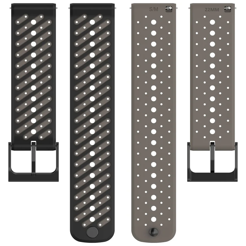 Oppo Watch X3 Gestreiftes Silikonarmband (Grau)