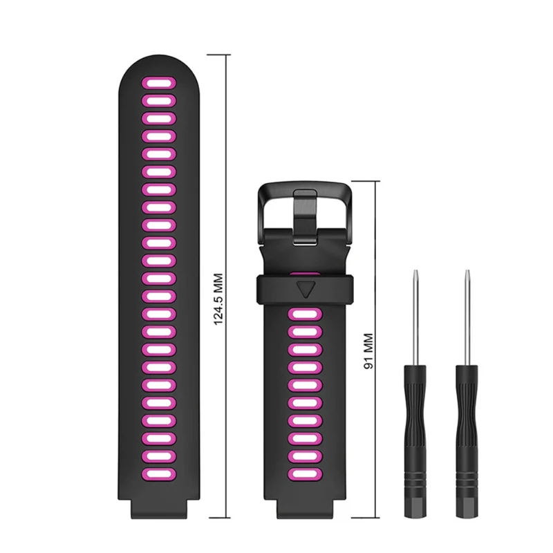Auffallend schön Universell Garmin Silikon / TPU armband