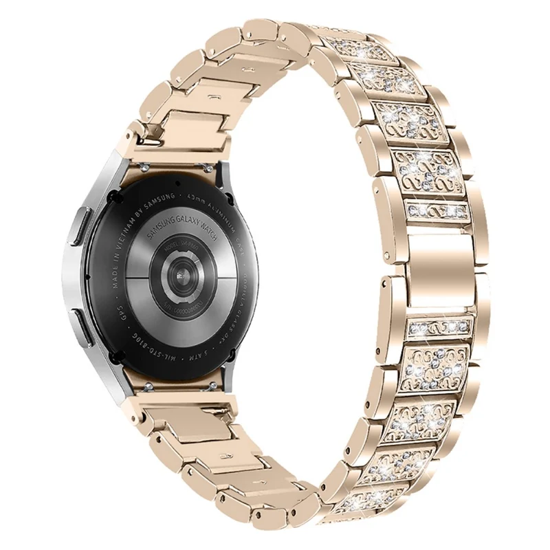 Super bequem Universell Samsung Metall und Strass armband