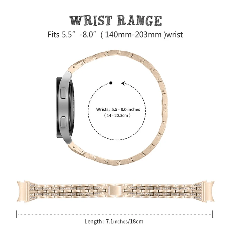 Super gut Universell Samsung Metall und Strass armband