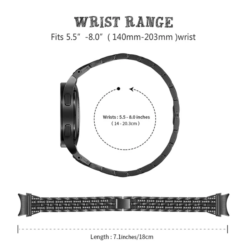 Super gut Universell Samsung Metall und Strass armband