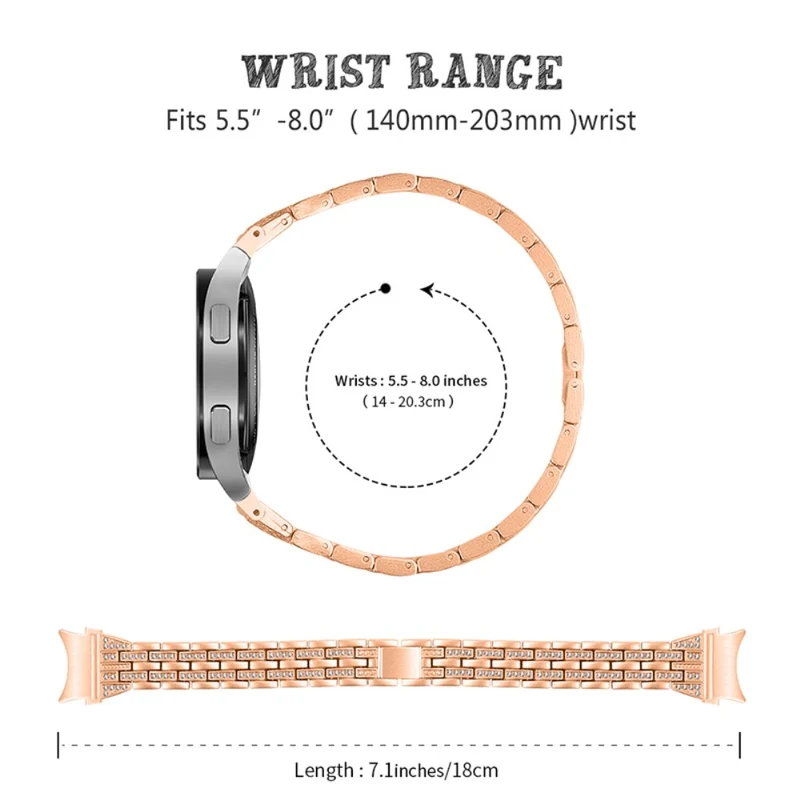 Super gut Universell Samsung Metall und Strass armband