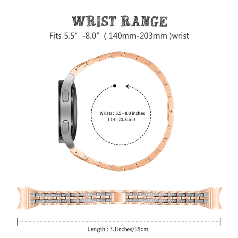 Super gut Universell Samsung Metall und Strass armband