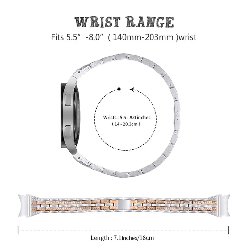 Super gut Universell Samsung Metall und Strass armband