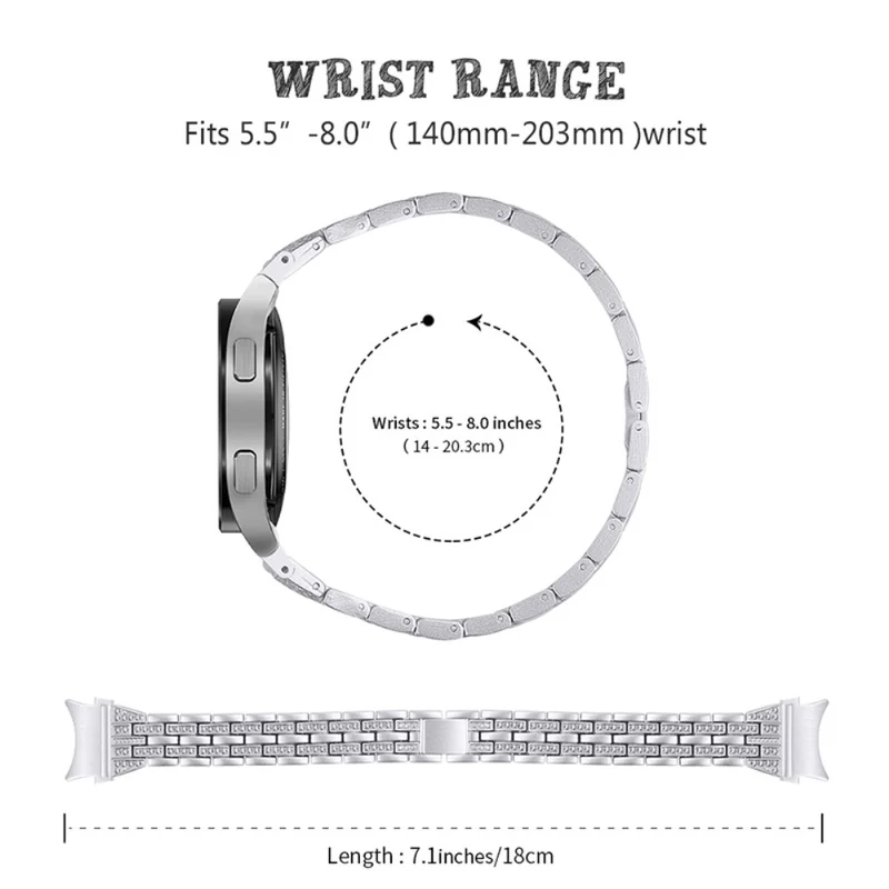 Super gut Universell Samsung Metall und Strass armband