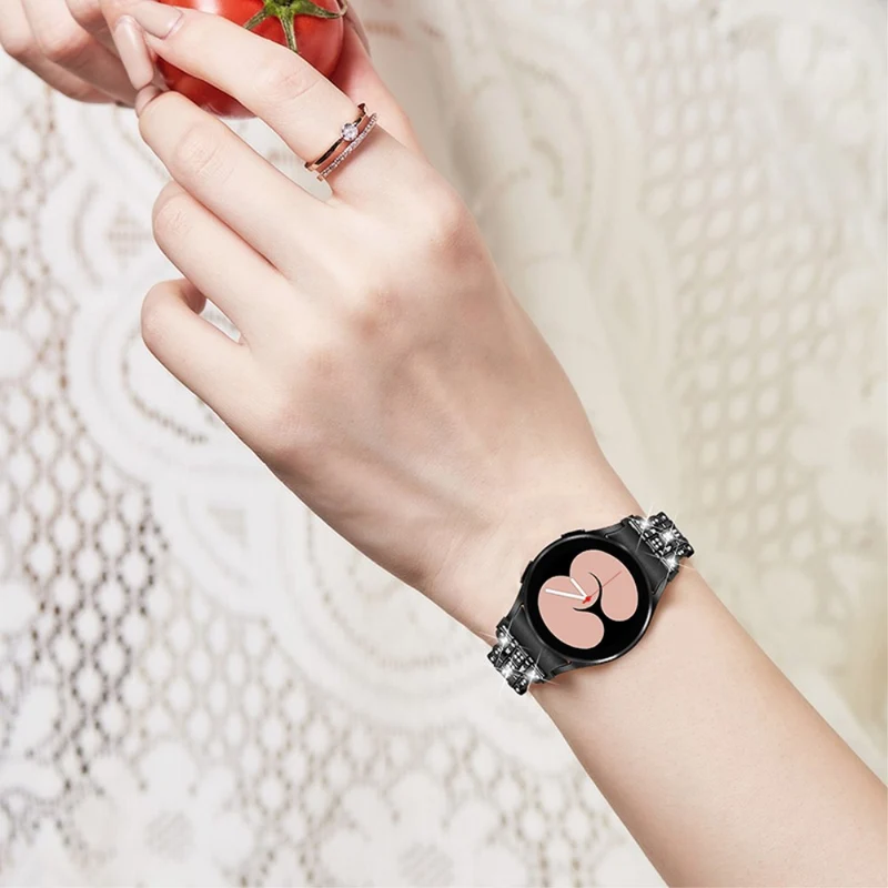 Cool Universell Samsung Metall und Strass armband