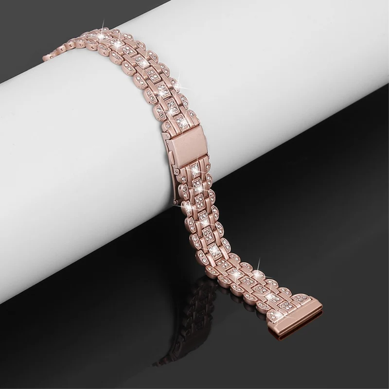 Sehr cool Fitbit Versa 3 Metall und Strass armband
