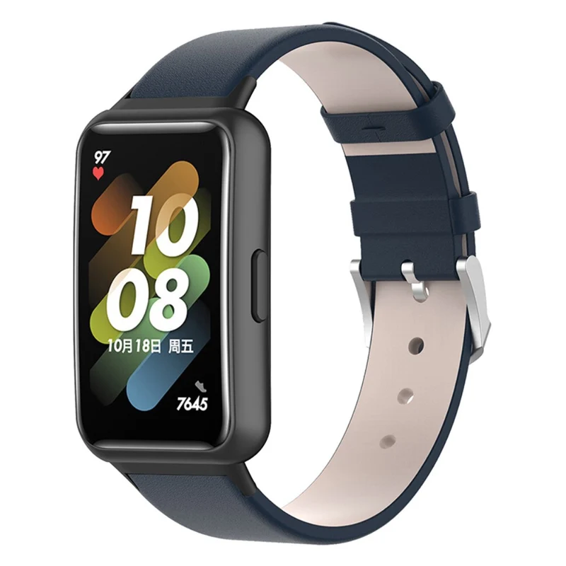 Super modisch Huawei Band 7 Echtes Leder armband