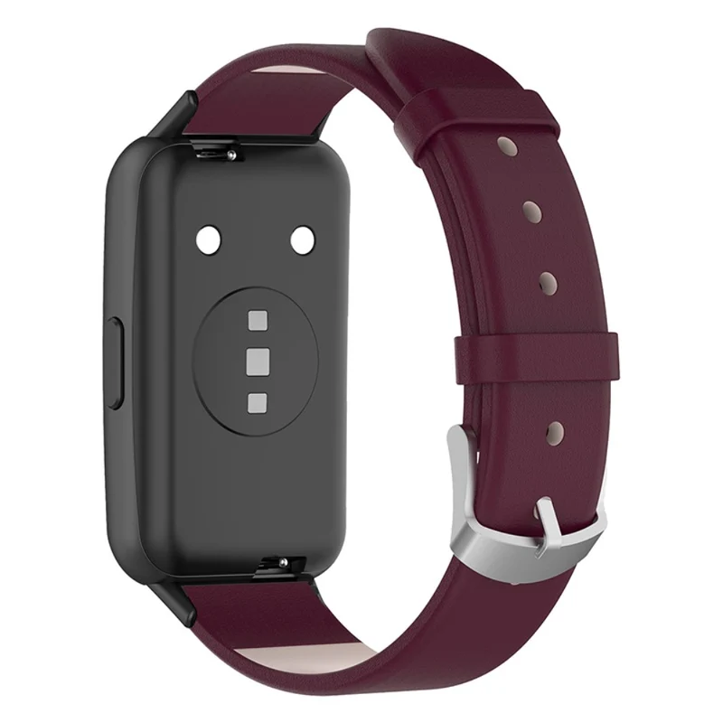 Super modisch Huawei Band 7 Echtes Leder armband