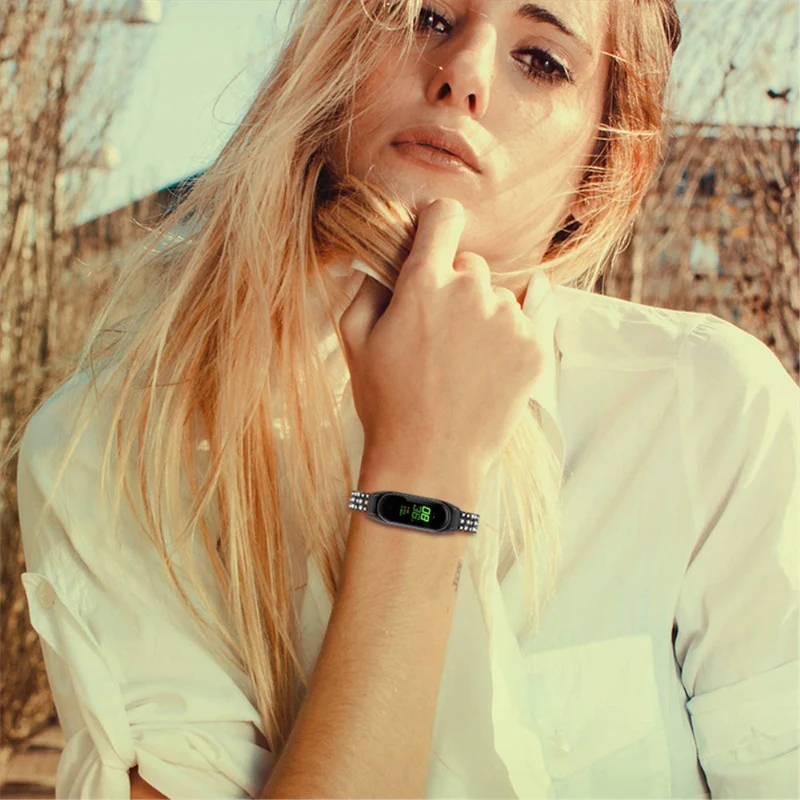 Super angenehm Xiaomi Mi Band 7 Metall armband
