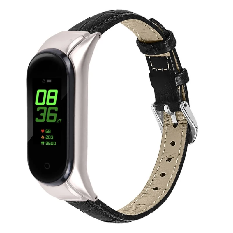 Mega angenehm Xiaomi Mi Band 7 Echtes Leder armband