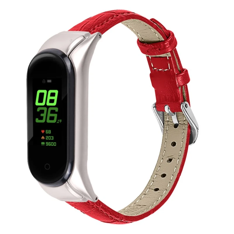 Mega angenehm Xiaomi Mi Band 7 Echtes Leder armband