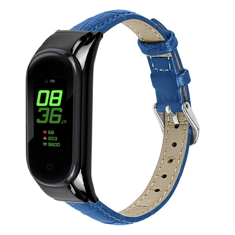 Sehr modisch Xiaomi Mi Band 7 Echtes Leder armband