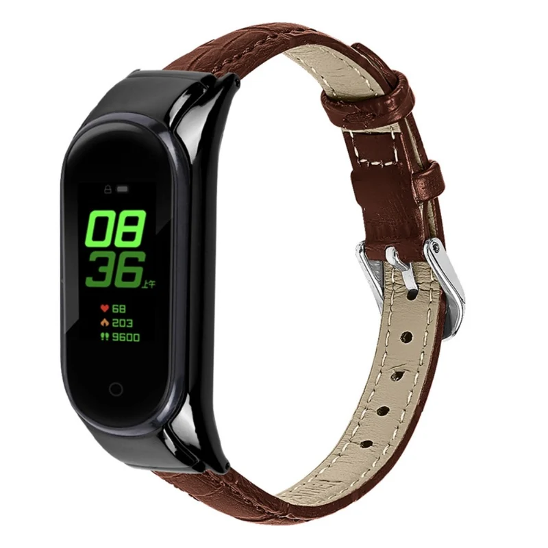 Sehr modisch Xiaomi Mi Band 7 Echtes Leder armband