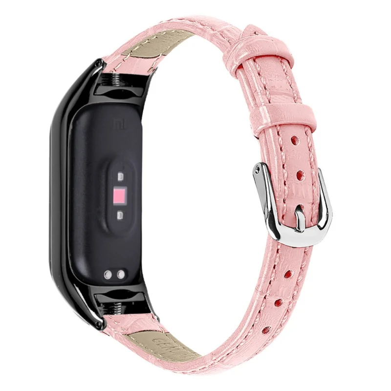 Sehr modisch Xiaomi Mi Band 7 Echtes Leder armband