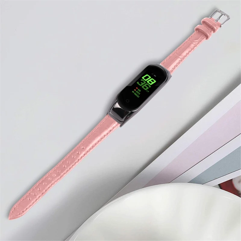 Sehr modisch Xiaomi Mi Band 7 Echtes Leder armband
