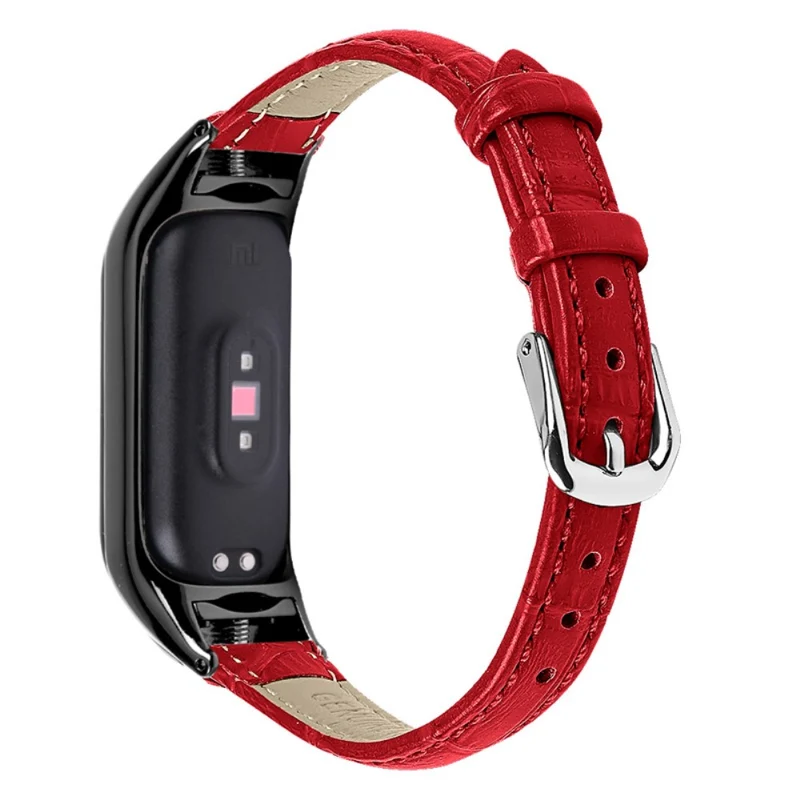 Sehr modisch Xiaomi Mi Band 7 Echtes Leder armband
