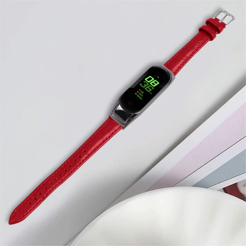 Sehr modisch Xiaomi Mi Band 7 Echtes Leder armband