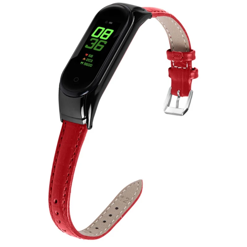 Sehr modisch Xiaomi Mi Band 7 Echtes Leder armband