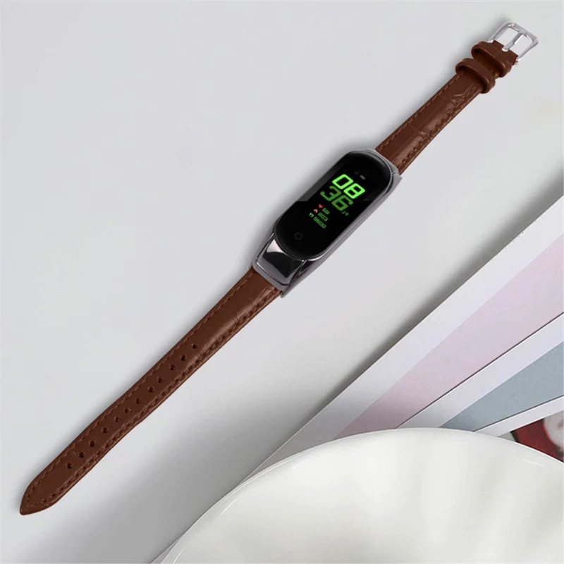 Sehr modisch Xiaomi Mi Band 7 Echtes Leder armband