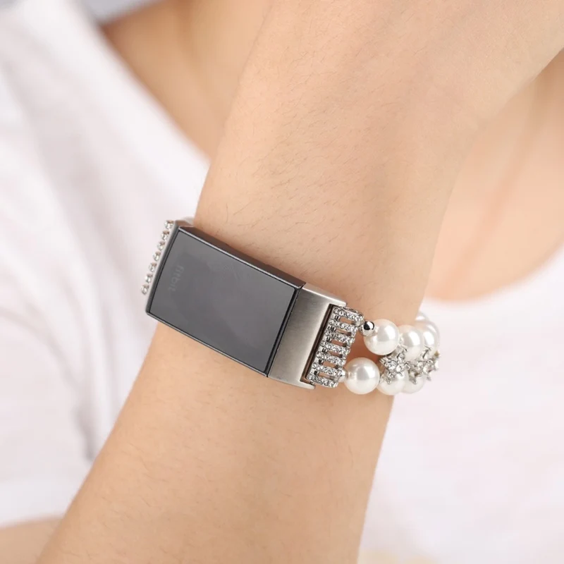 Wunderbar Fitbit Charge 4 / Fitbit Charge 3 Strass armband