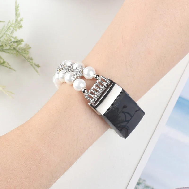 Wunderbar Fitbit Charge 4 / Fitbit Charge 3 Strass armband