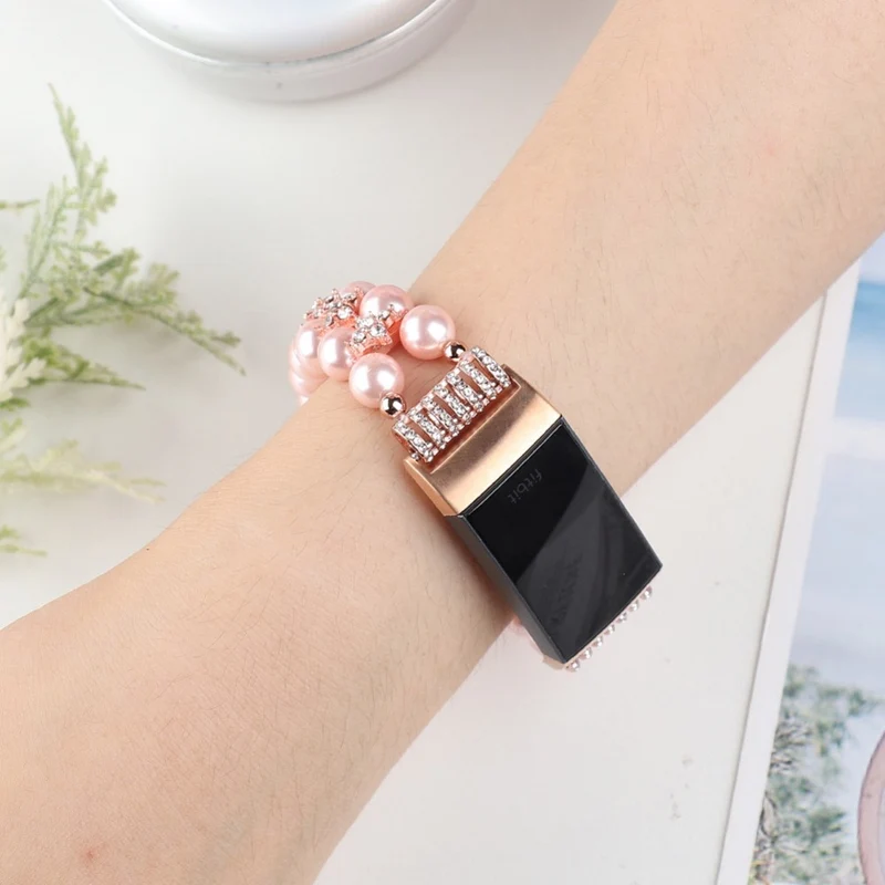Wunderbar Fitbit Charge 4 / Fitbit Charge 3 Strass armband