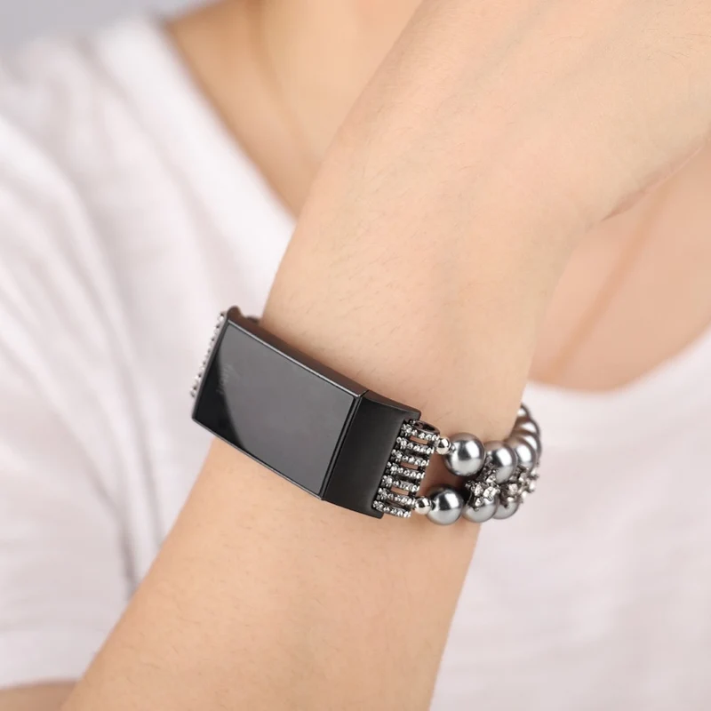 Wunderbar Fitbit Charge 4 / Fitbit Charge 3 Strass armband