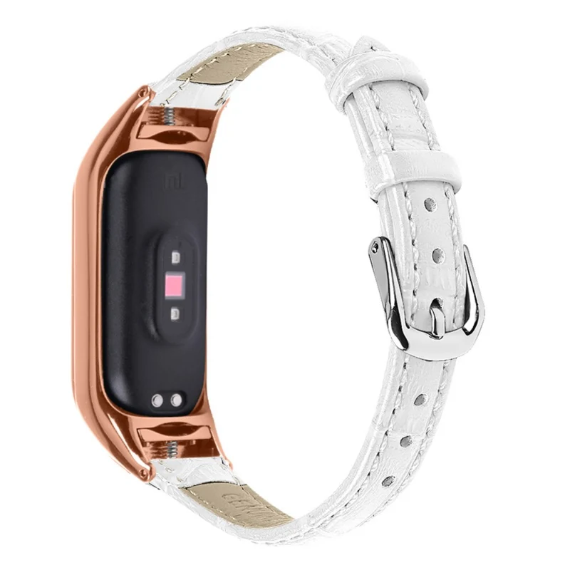 Super angenehm Xiaomi Mi Band 7 Echtes Leder armband