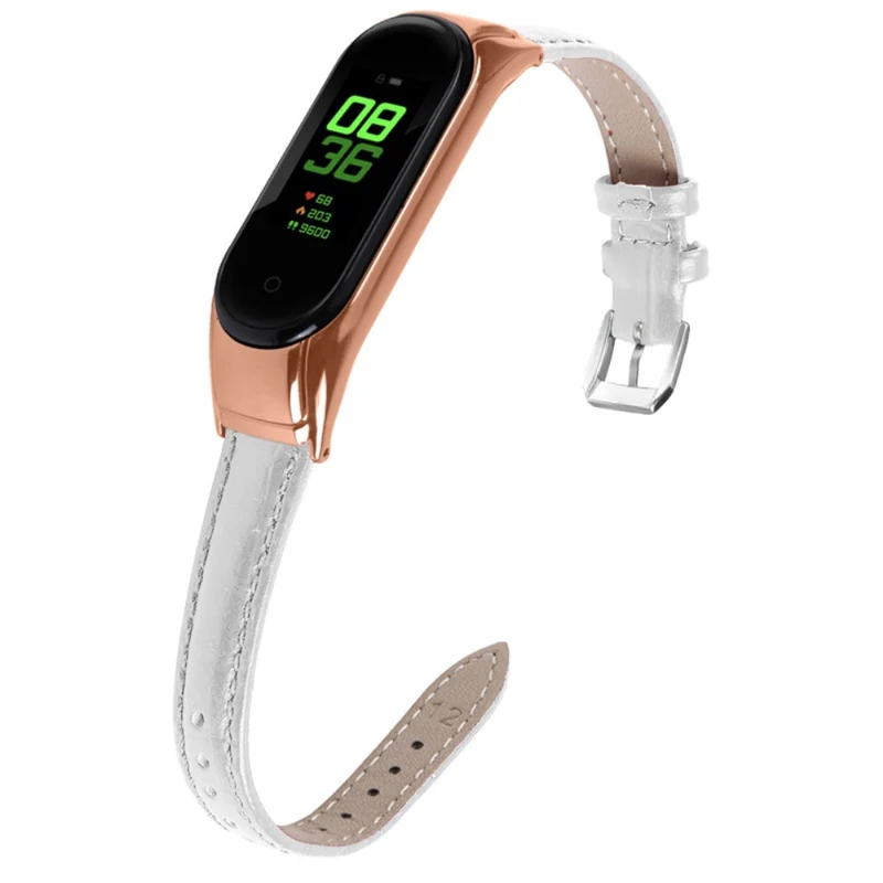Super angenehm Xiaomi Mi Band 7 Echtes Leder armband