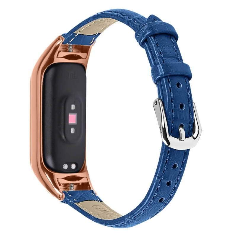 Super angenehm Xiaomi Mi Band 7 Echtes Leder armband