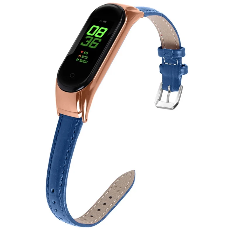Super angenehm Xiaomi Mi Band 7 Echtes Leder armband