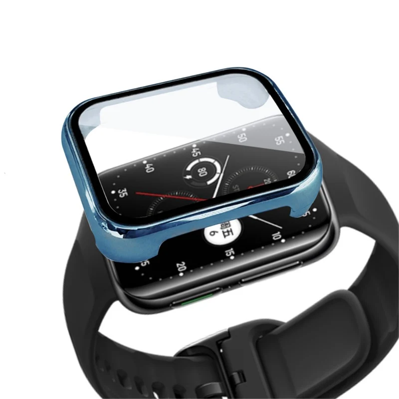 Großartig Oppo Watch 2 (42mm) Hülle mit Displayschutz in Plastik und Gehärtetes Glas