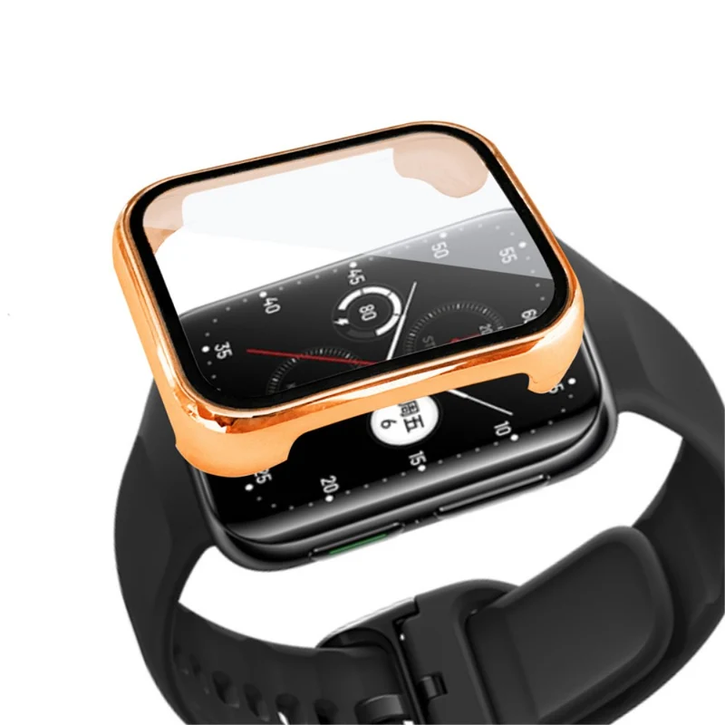 Mega Stylisch Oppo Watch 2 (46mm) Hülle mit Displayschutz in Plastik und Gehärtetes Glas