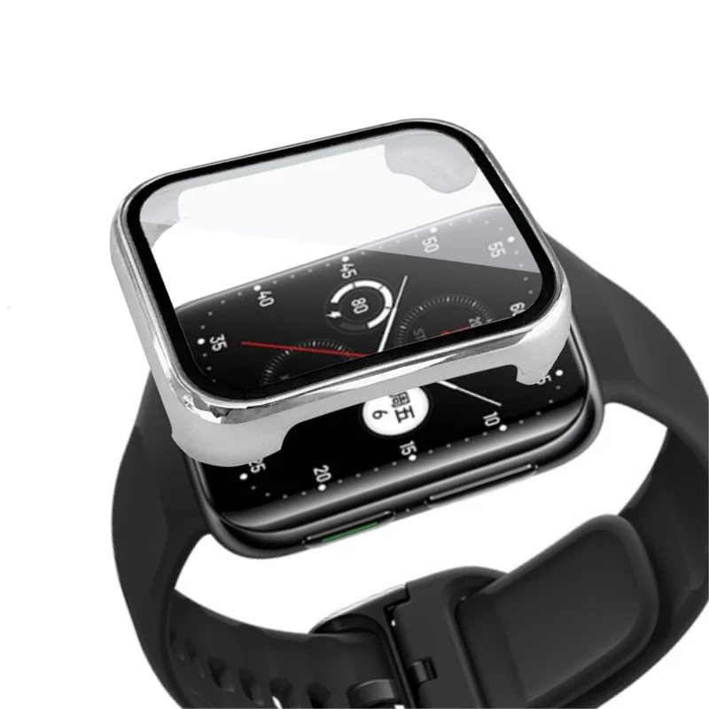 Mega Stylisch Oppo Watch 2 (46mm) Hülle mit Displayschutz in Plastik und Gehärtetes Glas