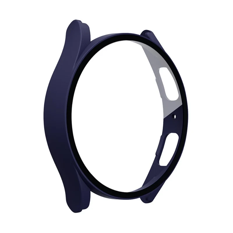 Mega Gut Samsung Galaxy Watch 5 (40mm) / Samsung Galaxy Watch 4 (40mm) Universell Hülle mit Displayschutz in Plastik und Gehärtetes Glas