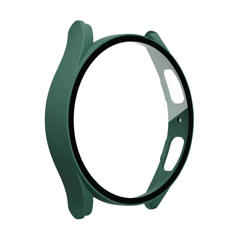 Super Gut Samsung Galaxy Watch 5 (44mm) / Samsung Galaxy Watch 4 (44mm) Universell Hülle mit Displayschutz in Plastik und Gehärtetes Glas