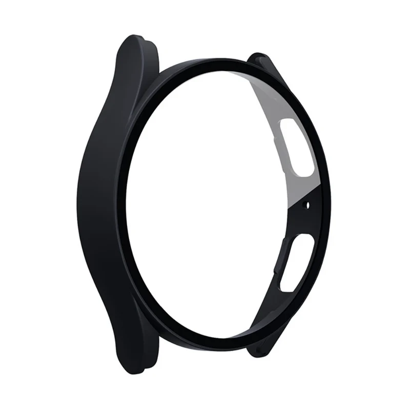 Super Gut Samsung Galaxy Watch 5 (44mm) / Samsung Galaxy Watch 4 (44mm) Universell Hülle mit Displayschutz in Plastik und Gehärtetes Glas