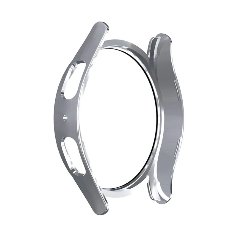 Super Gut Samsung Galaxy Watch 5 (44mm) / Samsung Galaxy Watch 4 (44mm) Universell Hülle mit Displayschutz in Plastik und Gehärtetes Glas