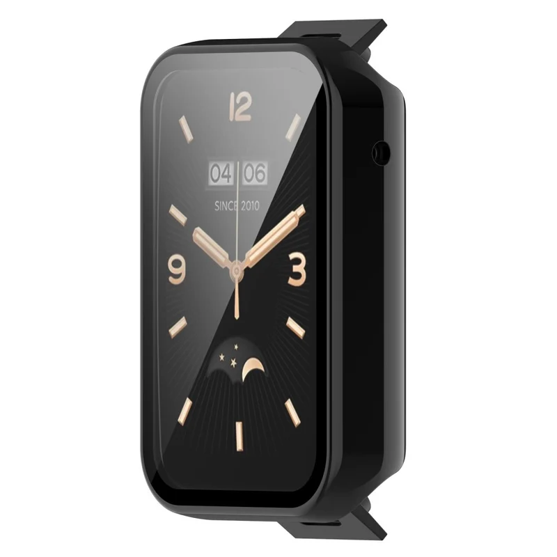 Auffallend Gut Xiaomi Mi Band 7 Pro Hülle mit Displayschutz in Plastik und Gehärtetes Glas