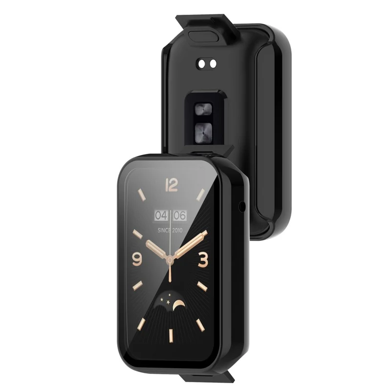 Auffallend Gut Xiaomi Mi Band 7 Pro Hülle mit Displayschutz in Plastik und Gehärtetes Glas