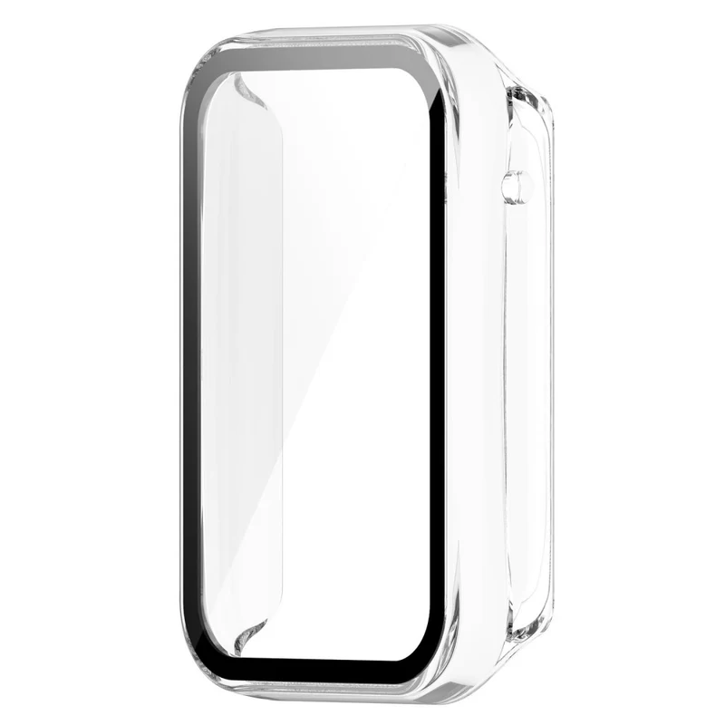 Auffallend Gut Xiaomi Mi Band 7 Pro Hülle mit Displayschutz in Plastik und Gehärtetes Glas