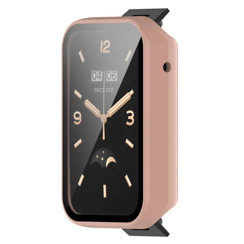 Auffallend Gut Xiaomi Mi Band 7 Pro Hülle mit Displayschutz in Plastik und Gehärtetes Glas
