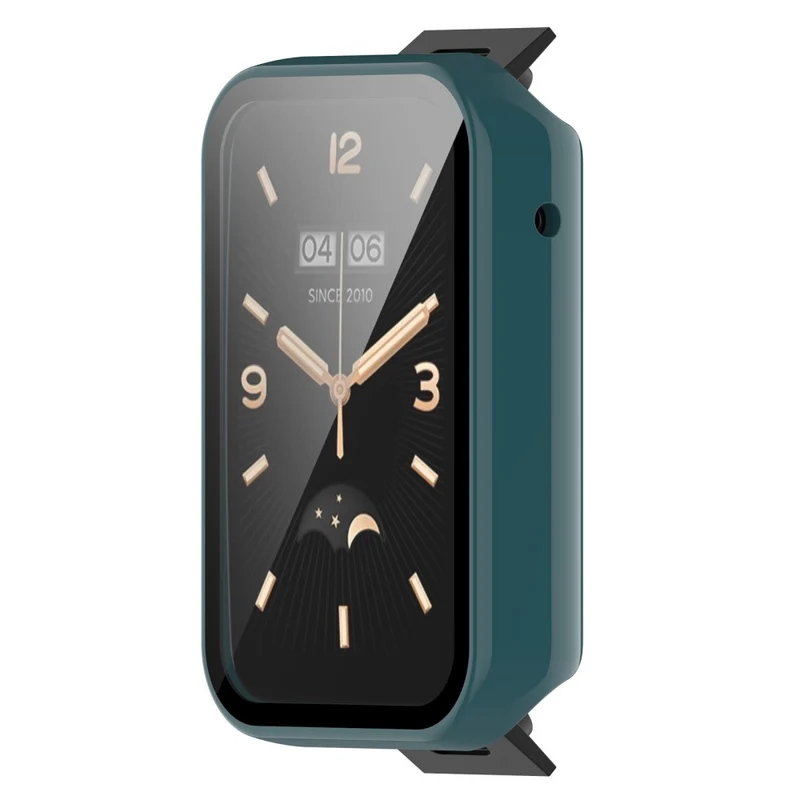 Auffallend Gut Xiaomi Mi Band 7 Pro Hülle mit Displayschutz in Plastik und Gehärtetes Glas