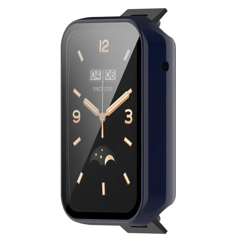 Auffallend Gut Xiaomi Mi Band 7 Pro Hülle mit Displayschutz in Plastik und Gehärtetes Glas