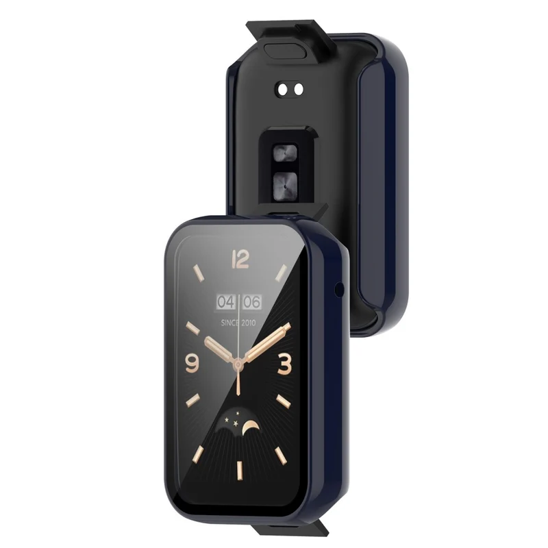 Auffallend Gut Xiaomi Mi Band 7 Pro Hülle mit Displayschutz in Plastik und Gehärtetes Glas