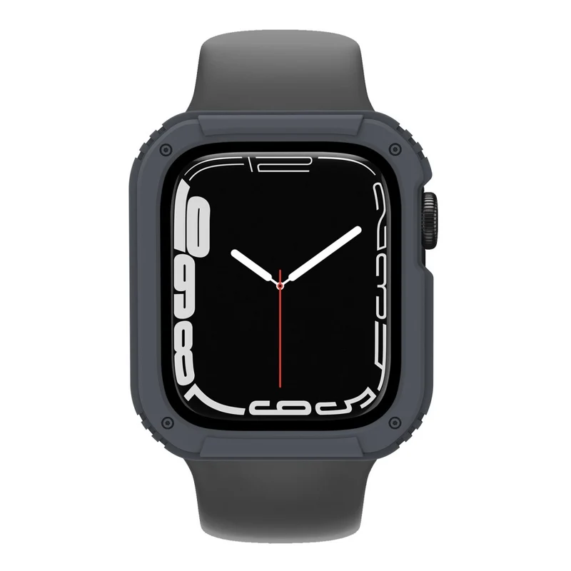 Auffallend Nett Apple Watch Series 8 (45mm) / Apple Watch Series 7 45mm Universell Hülle mit Displayschutz in Plastik und Gehärtetes Glas