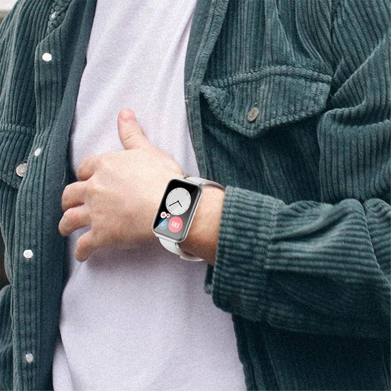 Unglaublich stark Huawei Watch Fit 2 Kunstleder armband