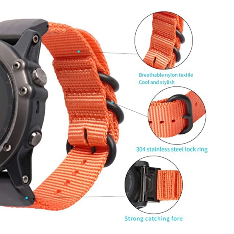 Absolut elegant Universell Garmin Textil / Nylon armband
