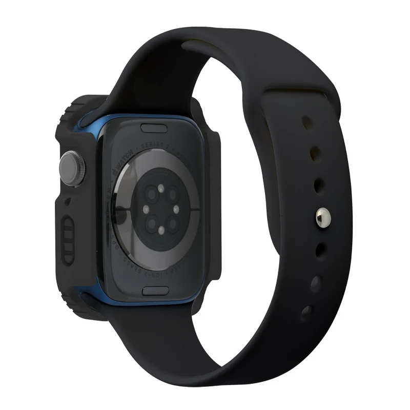 Schön Apple Smartwatch Universell Hülle mit Displayschutz in Plastik und Gehärtetes Glas